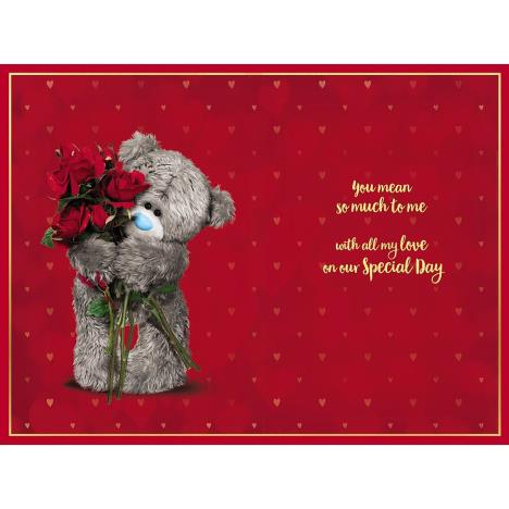 3D Holographic Wife Anniversary Me to You Bear Card Extra Image 1